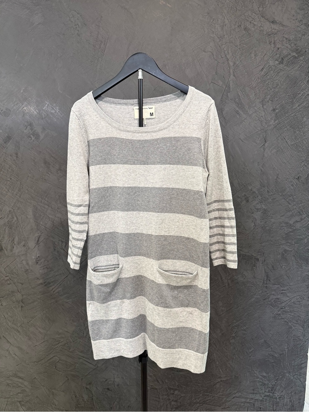 Rag & Bone cashmere blend striped sweater dress Size M